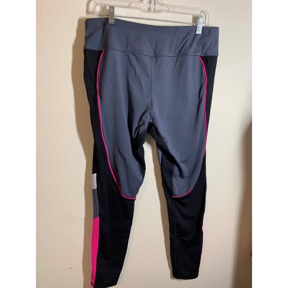 Avia Athletic Workout Leggings Women's Size XXL (20) Gray AD7 - Picture 3 of 7